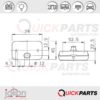 Front Marker Light | 12V | Jokon E1 0221653 E1 0221339