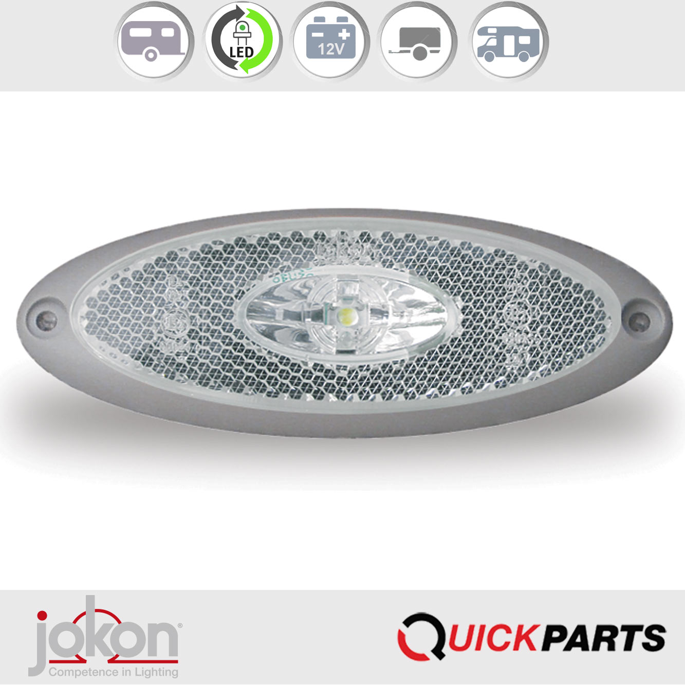 LED FRONT MARKER LIGHT JOKON A02 (E2) 05035