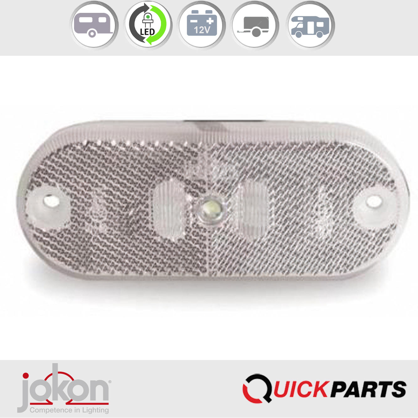 LED FRONT MARKER LIGHT JOKON A02 (E2) 05035
