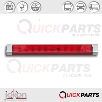 LED Tail Light | 9-32V | Jokon E13-13260 EMV / EMC, S 250/9-32V