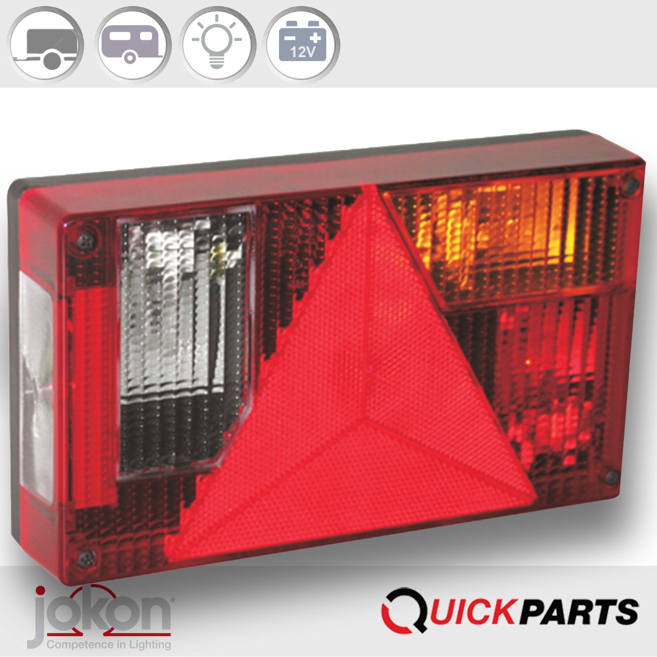 Multiple Function Light Right 12V | Jokon E2-1281