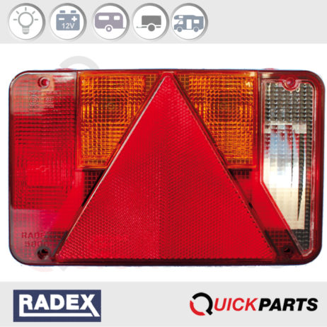 Rectangular Rear light 12V | Right | Radex RA5800/13