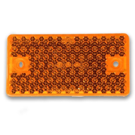 Orange Reflector | Met 2 bevestigings gaten | 91 x 7 x 47mm | Jokon 31.0004.010, E1-0121345
