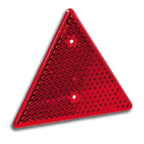Catadioptre triangulaire rouge sur support blanc | Jokon E1-13480