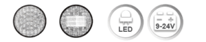 These LED Lights are ready for plug-in, they are sealed in a waterproof manner and are equipped with a connecting cable of 500 mm. These Lights are used for flush fitting, but because of their small installation depth (21,5 mm) they can be used for surface mounting as well.