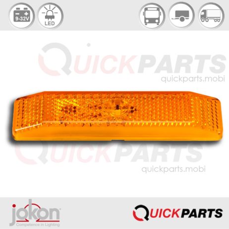 Markeringslamp LED Oranje | 9-32V | Jokon E13-14491 EMV / EMC, SMLR 2019
