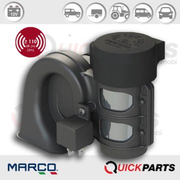 Kompaktes Horn + integriertem Kompressor | 12V | Marco 112 310 12
