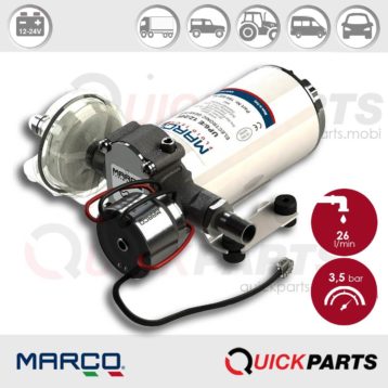 Self-priming electric pump for various liquids | 12-24V | Marco UP6/E, Marco 164 622 15, UP6/E