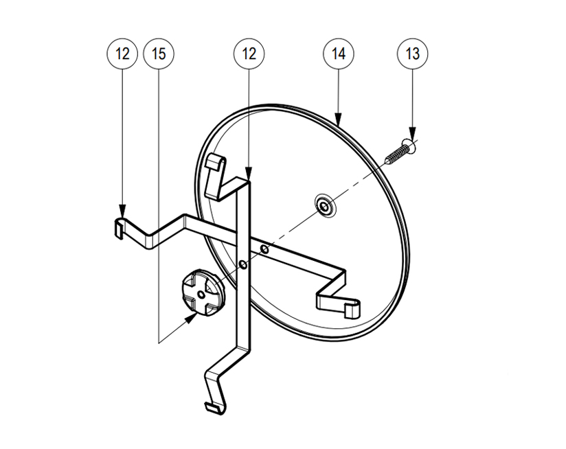 Klaxon a air comprimé pour montage externe | Marco 110 091 10, MAMGT / H | 112 Db | 530 mm