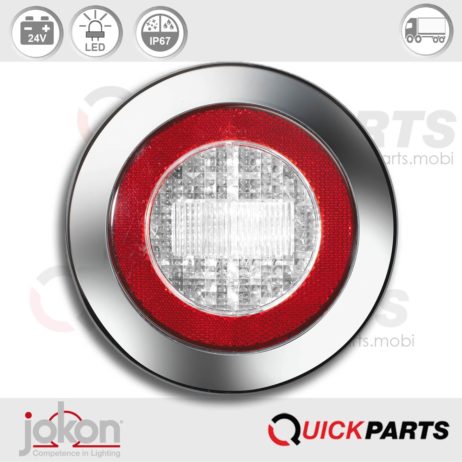LED Reversing Light / refl. | 24V | Jokon E2-06013, WR 735/24V