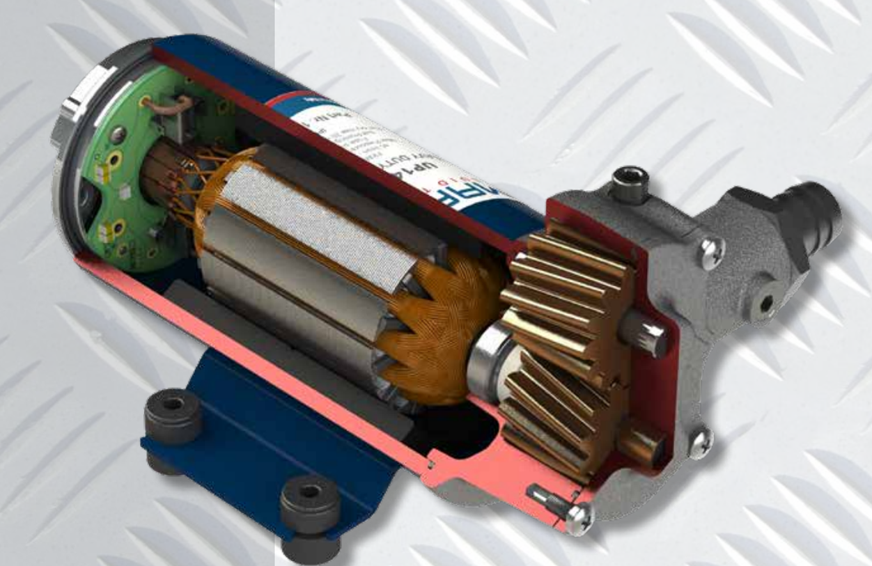 UP3/OIL-R Ölpumpe mit integriertem on/off 12V 24V