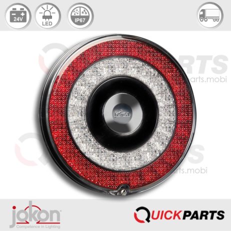 LED-Blink-Brems-Schlussleuchte | 24V | Jokon E13-34661 E13-34665