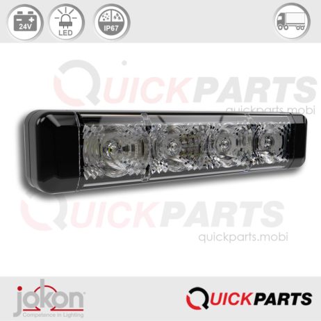 LED-Blink-Begrenzungsleuchte | 24V | Jokon E13-35232 EMV/ EMC