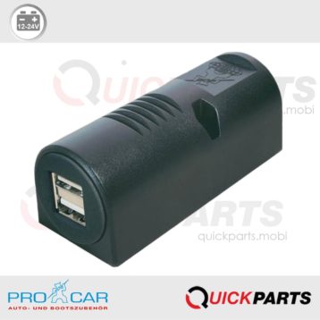 Aufbau-Power USB Doppelsteckdose, PRO CAR 67323000