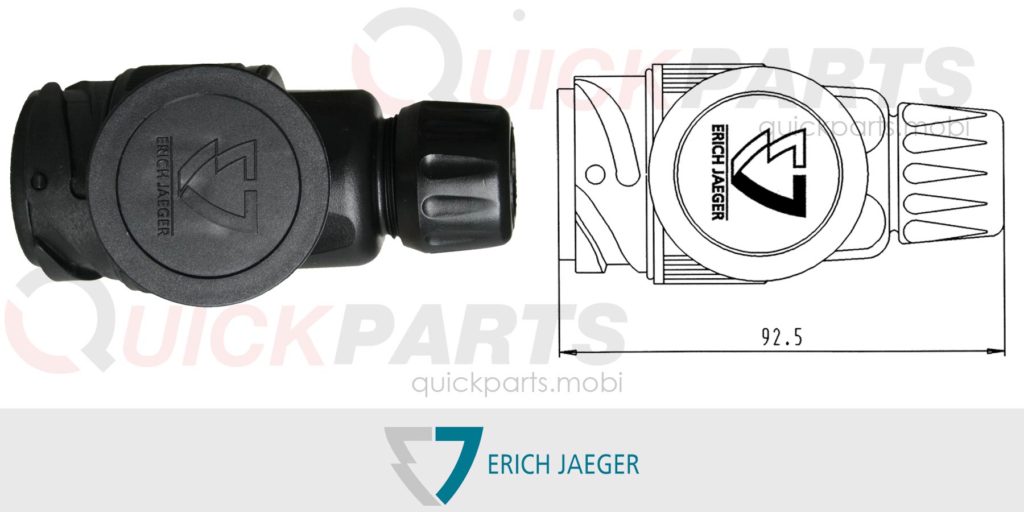 Fiche 13P/12V - ISO 11446 - Erich Jaeger 221032