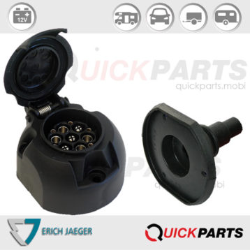 Socket (Ball desing) with Screw Terminals - ISO 1724 type N - Erich Jaeger 101366
