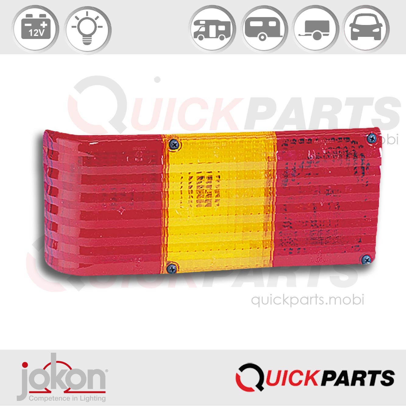 Multifunktionsleuchte mit Defekt | 12V | Jokon E1-63235