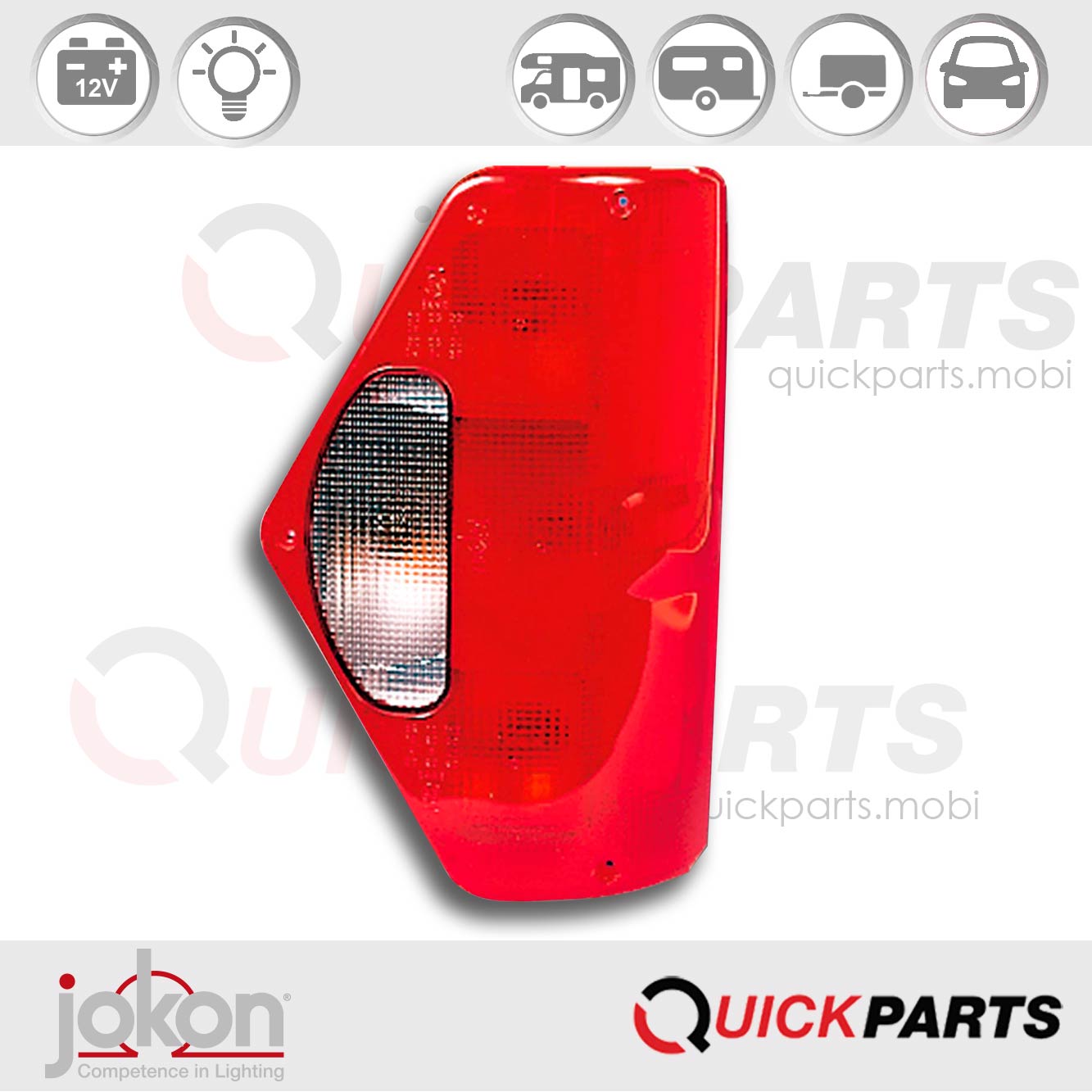 Iluminación multifuncional | 12V | Jokon 10.2037.200.