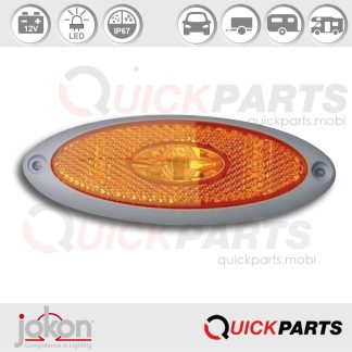 Feu LED de position latéral orange | 12V | Jokon E2-05024