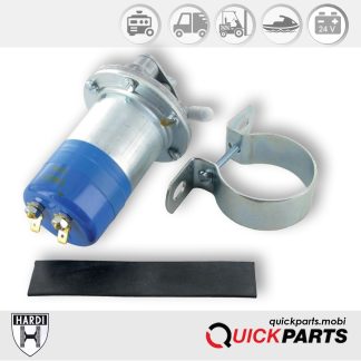 Bomba de combustible universal de alta calidad | 24V | Máx. 130 l/h | Hardi 18824<br>(Equivalente en inglés: High Quality Universal Fuel Pump 24V – Max 130 l/h | Hardi 18824)