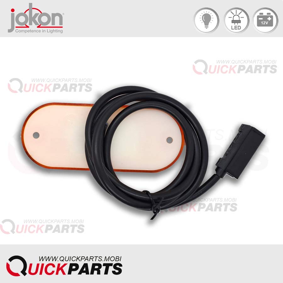 LED Side Marker Light 12V JOKON 12.1008.810 new reference E2-0062 LED side marker lamp for trailer truck caravan