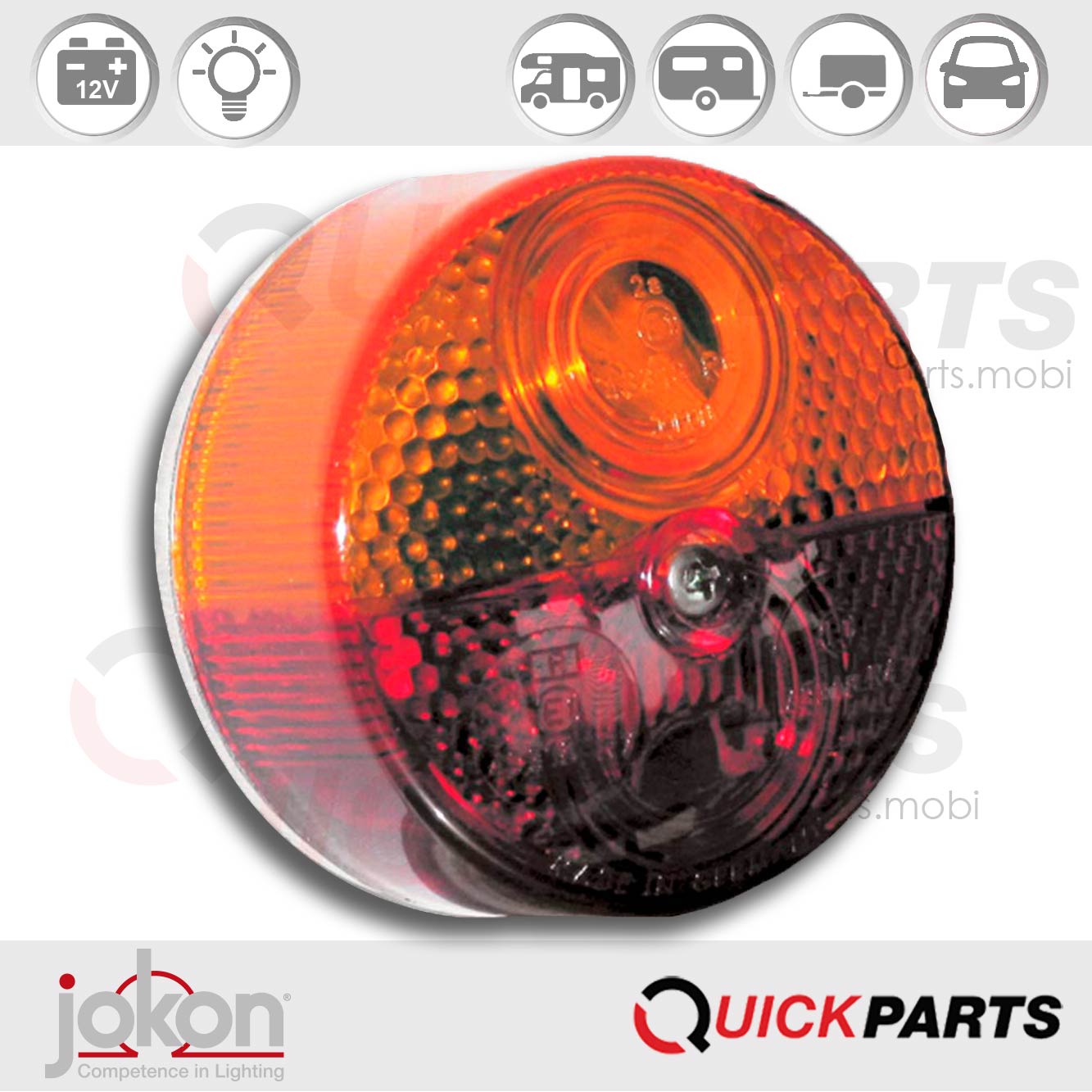 Multifunktionsleuchte | 12V | Jokon 10.0002.000, E1-43318
