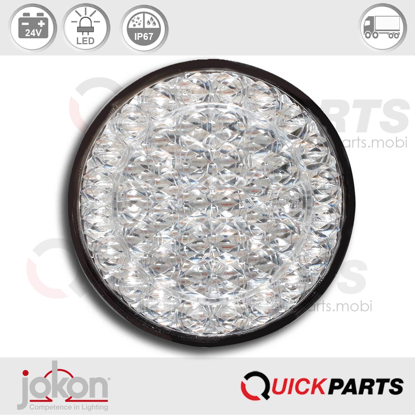 Feu indicateur de Direction / Position / Stop | 24V | Jokon E2-07013