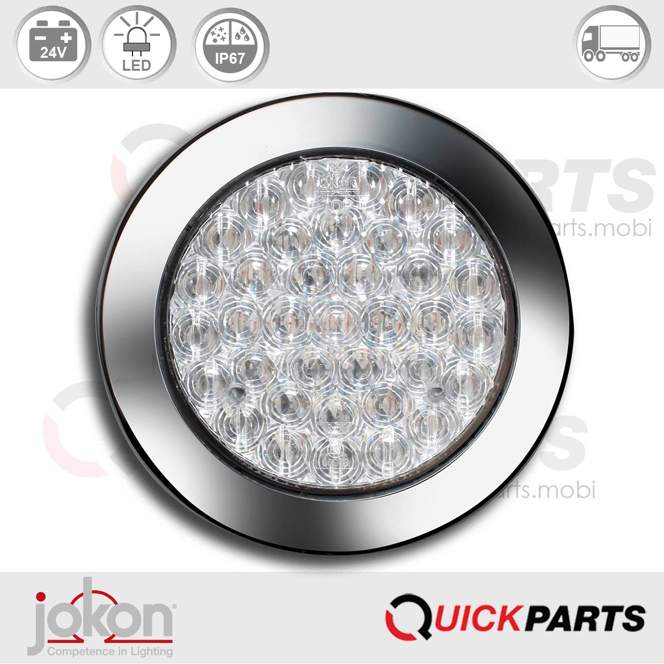 LED-Blink-Brems-Schluss | 24V | Jokon E2-07013