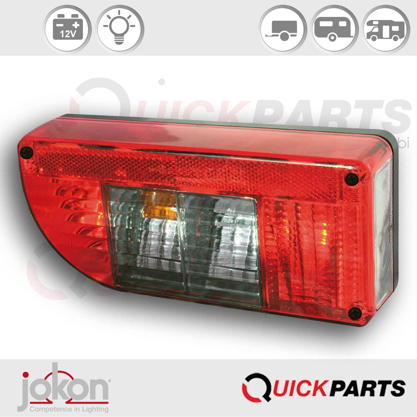 Encontrará iluminación de alta calidad para todas las aplicaciones que mejoren la apariencia de sus vehículos. | Luz multifuncional / Derecha | Jokon E9-1423 | Luz multifuncional / Derecha | Jokon E9-1423 ||| Luz multifuncional derecha | Jokon E9-1423.