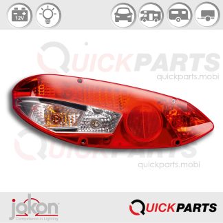 Feu Multifonction Gauche | Catadioptre rond | 12V | Jokon 10.2040.011, E1-786, BBSNWR 3000-LH