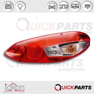 Achterlicht met meerdere functies met reflector | 12V | Jokon E1-03026