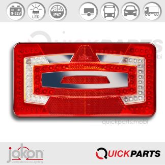 Feu Multifonction LED | Droit | 9-32V | Jokon E13-13359