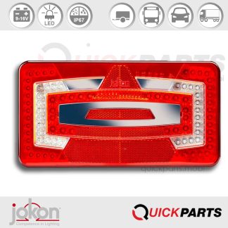 Feu Multifonction LED | Gauche | 9-16V | Jokon E13-13359