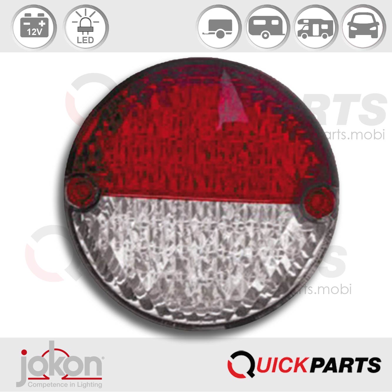 LED-Blink-Brems-Schlussl. | 12V | Jokon 10.0034.000, E2-07043 – Bild 6