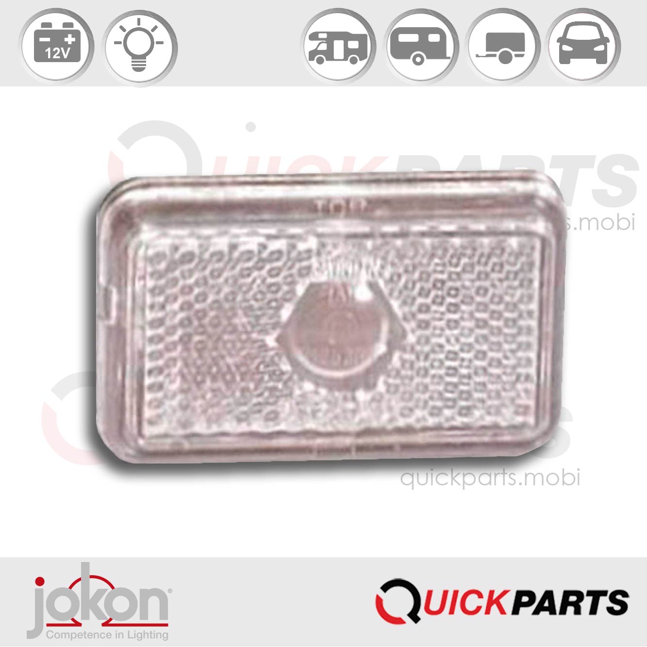 Luz de posición lateral | 12V | Jokon 11.1001.001