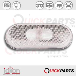 Breedtelicht | 12v | Jokon 021002 | Jokon 11.1008.001||Breedtelicht met reflector | 12v | Jokon E1-021002 | Jokon 11.1008.001|In de JOKON-reeks vindt u hoogwaardige verlichting voor elke toepassing die het individuele ontwerp van uw voertuig verbetert en verrijkt.|||||Breedtelicht met reflector | 12v | Jokon E1-021002 | Jokon 11.1008.001