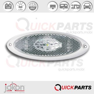 LED Breedtelicht | Wit frame | Jokon 11.1016.300