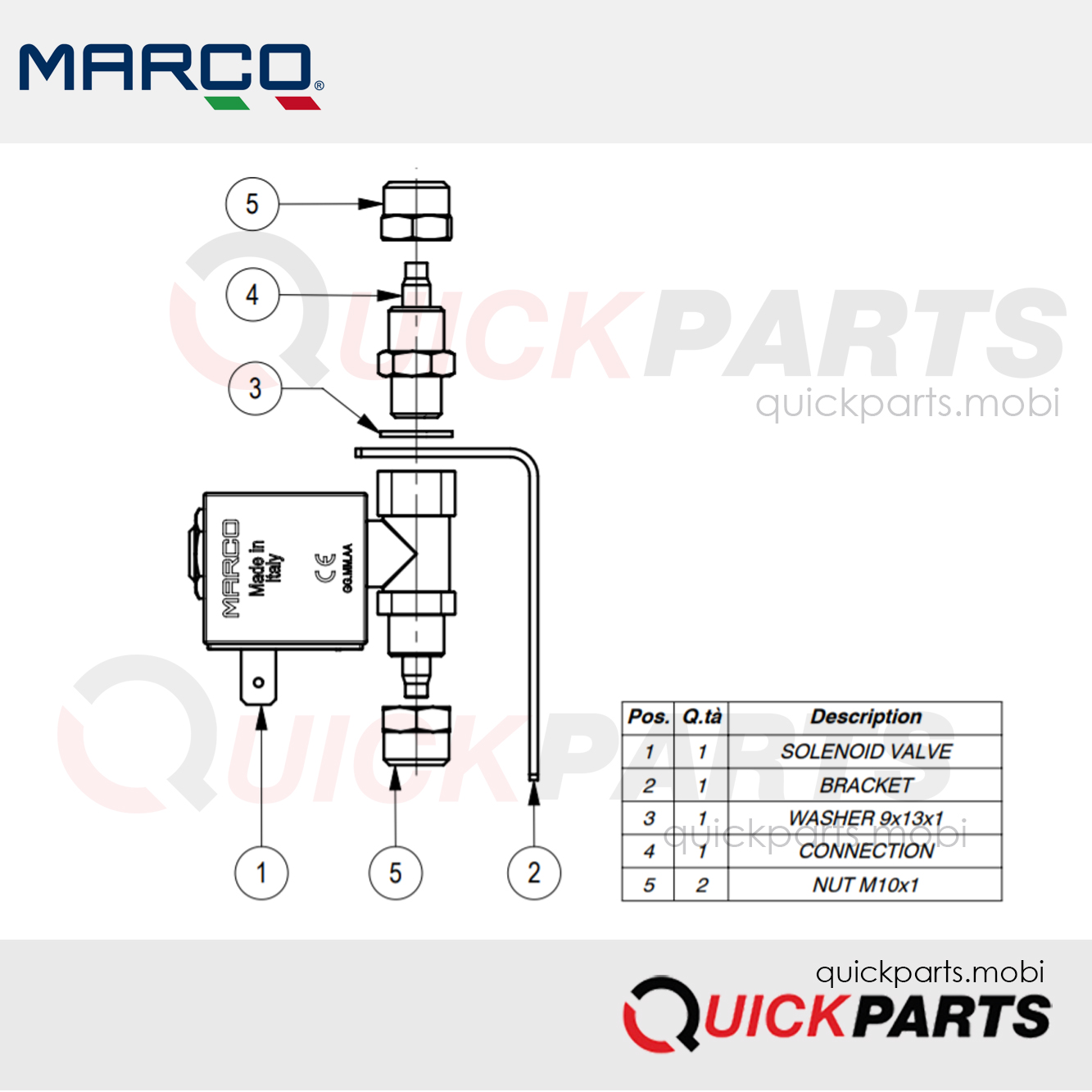 Klaxon à air comprimé | Chromé | 117 dB | Marco 110 090 13 – Image 4