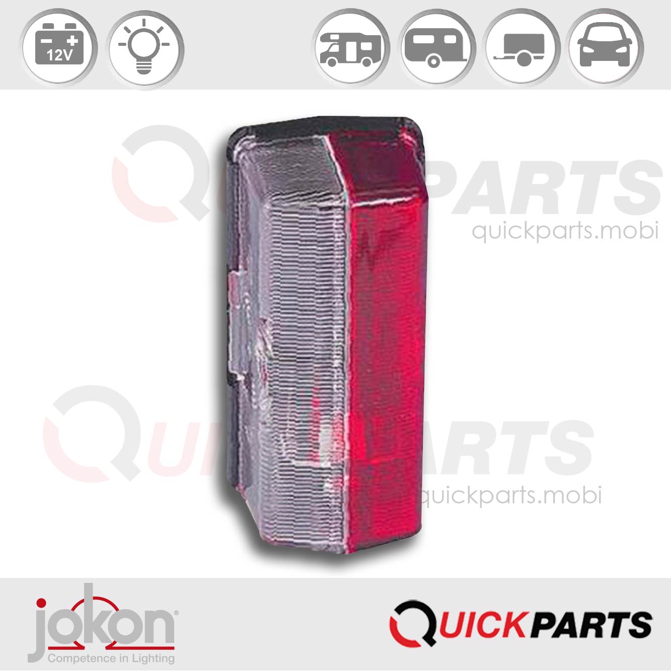 Luz lateral | 12V | Jokon 12.0007.000