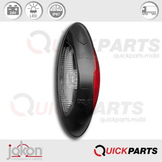 Luz lateral LED - Rojo y Blanco - Jokon 12.0018.600