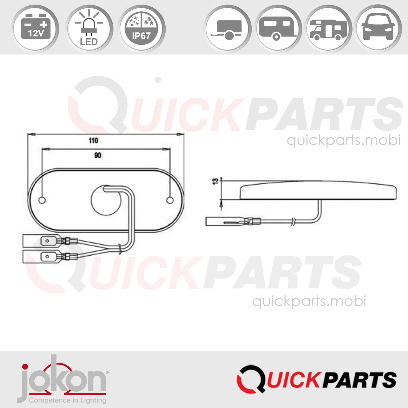 Ajoutez une touche de caractère à votre véhicule !Que vous recherchiez un éclairage pour un bus, un tracteur, un fauteuil roulant, un camping-car ou une remorque, chez JOKON, vous trouverez tout ce qu’il vous faut pour chaque type de véhicule.L’offre s’étend des ampoules classiques aux éclairages LED multifonctions avancés.