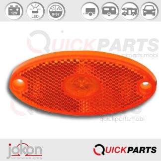 Feu LED de position latéral orange | 12V | Jokon E2-06028