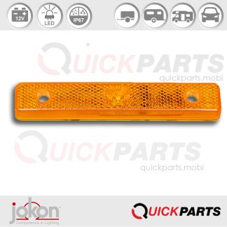 Feu LED de position latéral orange | 12V | Jokon E1-2995