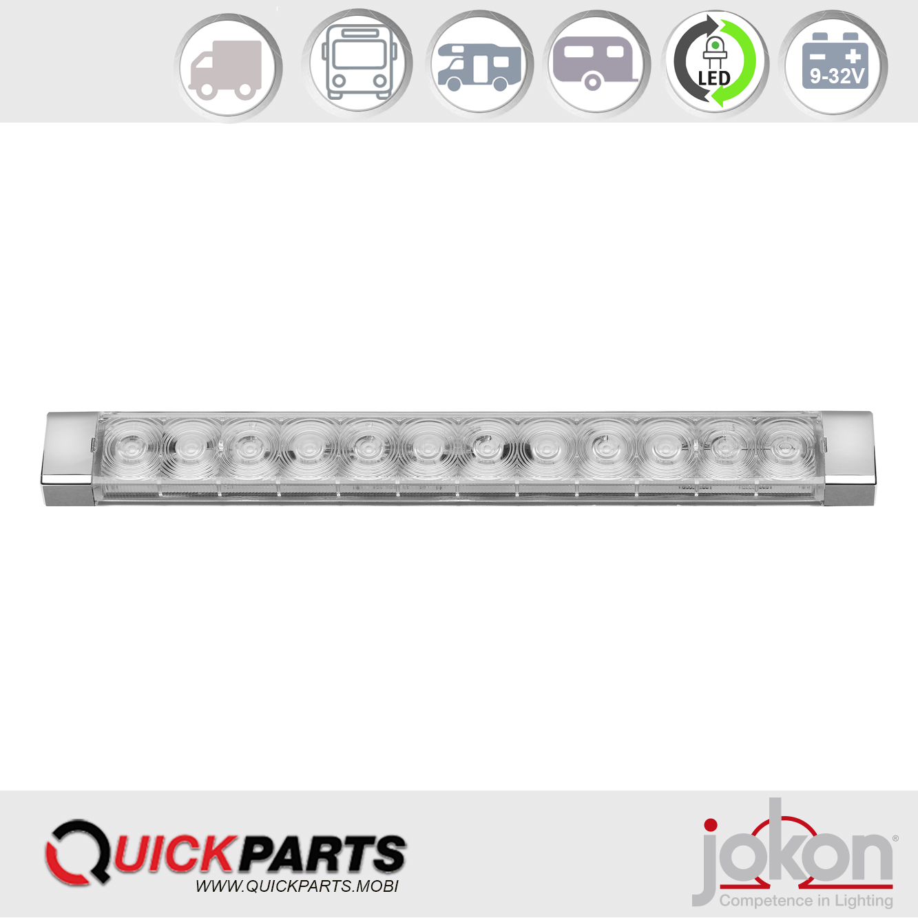 LED Bremsleuchte | 9-32V | Jokon 13.2006.000, E13-13261 – Bild 6