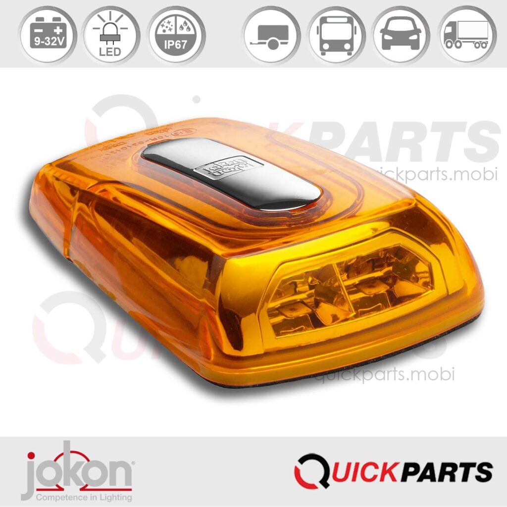 LED-Blinkleuchte Kat. 5/6 | 9-32V | Jokon 13.1051.500, E13-12809