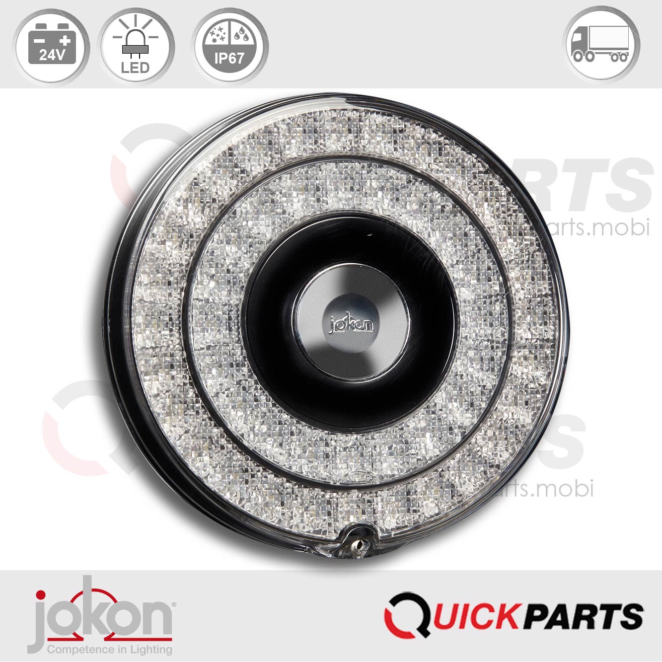 Feu LED indicateur de Direction | 24V | Jokon E13-34662 E13-13972