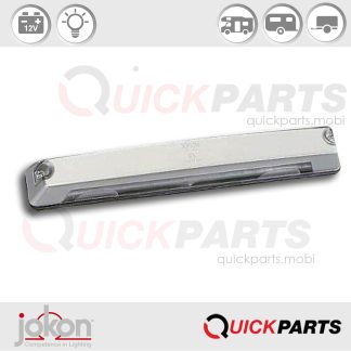 Luz de matrícula | 12 V | Jokon 22817 | Jokon 13.4003.110 | Jokon K 308<br>En la gama de JOKON encontrará iluminación de alta calidad para cada tipo de aplicación, que mejora y realza el diseño individual de su vehículo.