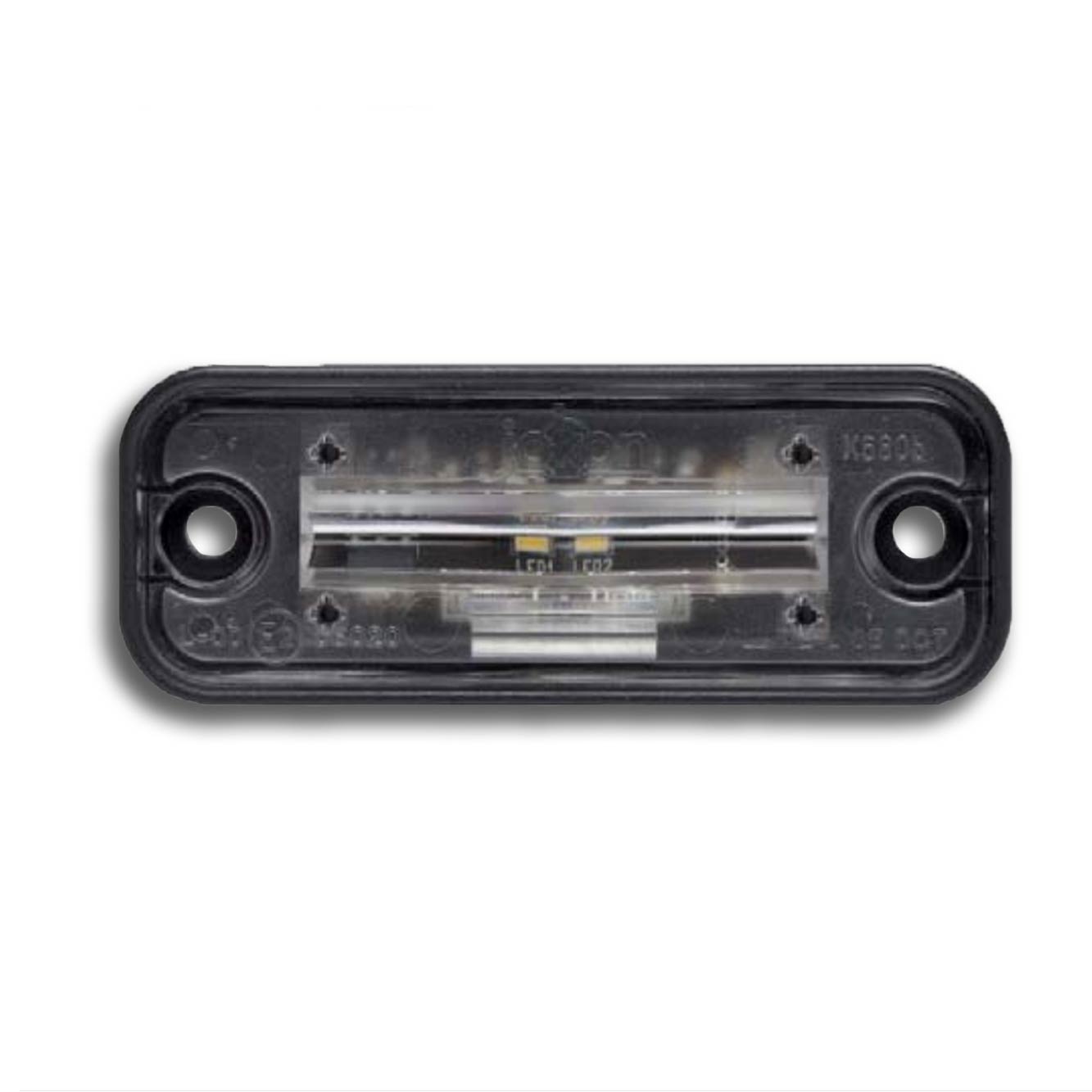 Eclairage de plaque d'immatriculation LED, à incruster | 9-32V | Jokon 13.4015.000 | E2-06020 EMV / EMC – Image 3
