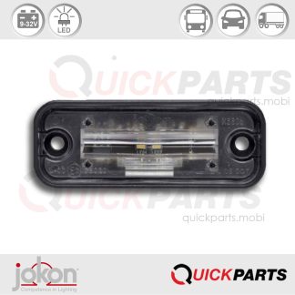 Luz de matrícula LED | 9-32V | Jokon 13.4015.000, E2-06020