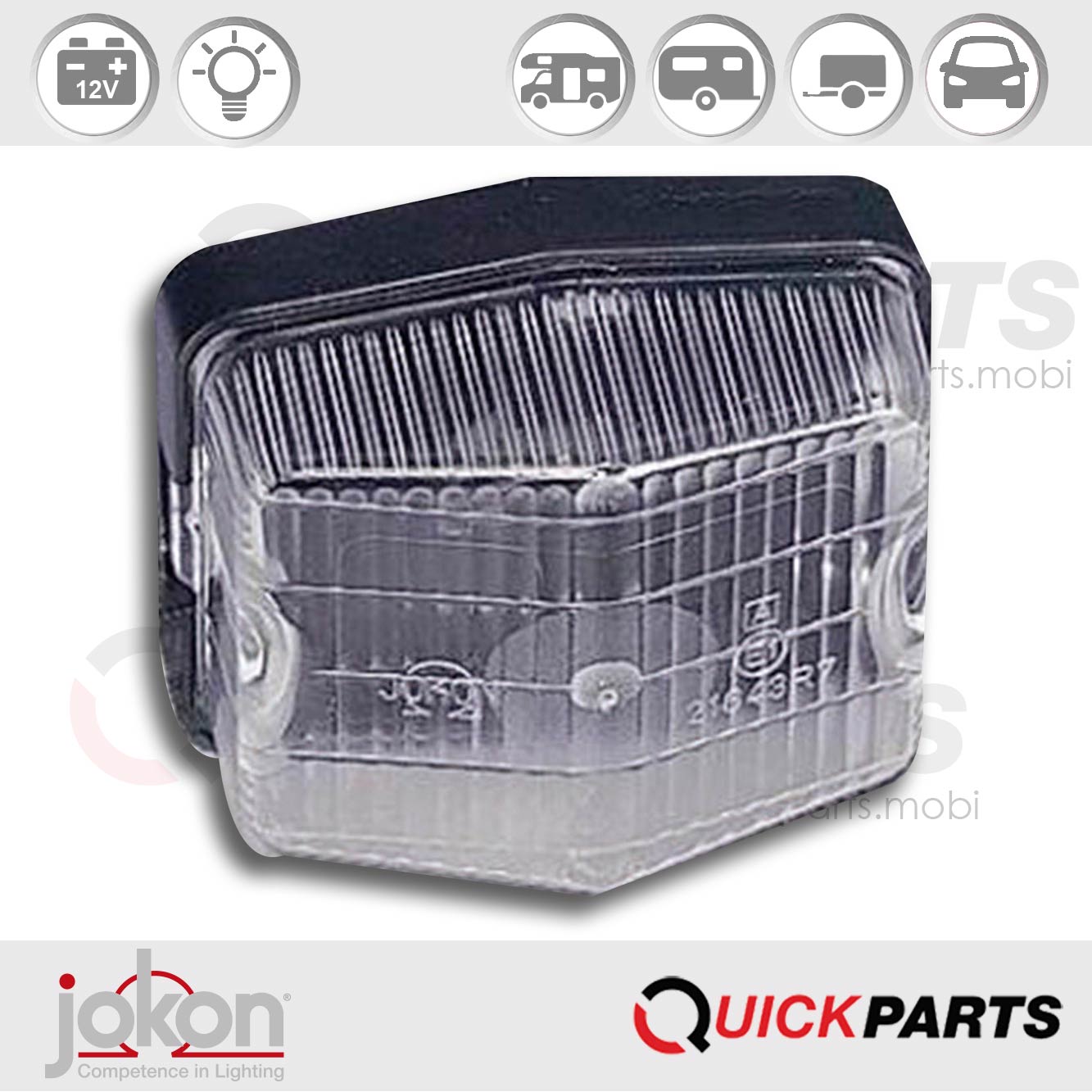 Luz de posición frontal | 12 V | Jokon 13.5004.200